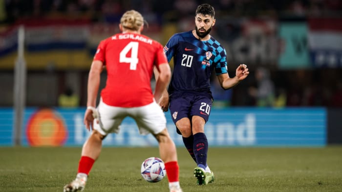 Josko Gvardiol is a bright young talent on an older Croatia team
